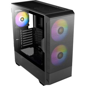 Antec - Pc-behuizing - Midi Tower - Kunststof, Staal - Zijvenster, RGB-verlichting