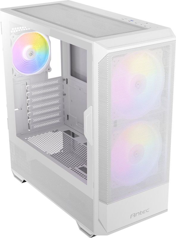 Antec - PC-behuizing - Midi Tower - Kunststof en Staal - Met Zijvenster en RGB-verlichting