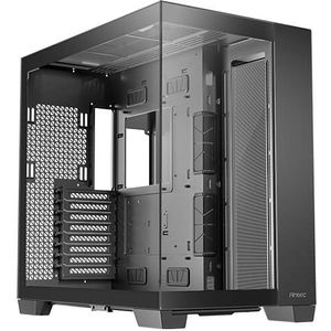 Antec C8, RTX 40 compatibel, dubbele kamer lay-out, gereedschapsloos ontwerp, Type-C, 360 mm radiatorondersteuning, naadloos gehard glas voor- en zijpanelen, hoge luchtstroom full-tower E-ATX