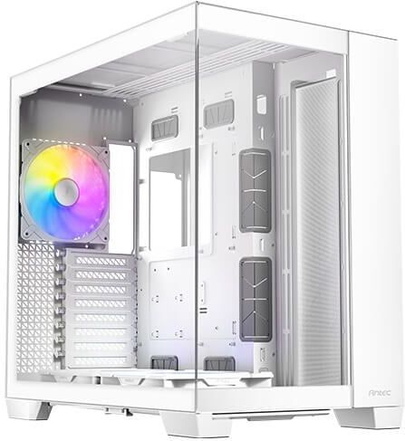 Antec - C8 ARGB Computerbehuizing - Wit - Inclusief 2 x 160mm en 1 x 140mm Ventilatoren