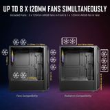 Antec - AX61 Elite - PC Behuizing - Zwart - Staal