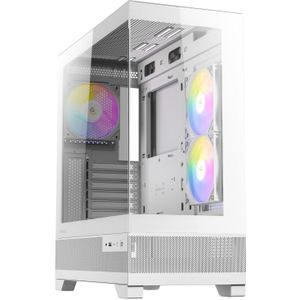 Antec - CX700 ARGB - Midi Tower Behuizing - Wit - Panoramisch Display