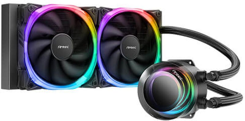 Antec VORTEX 240 ARGB Processor Alles-in-één vloeistofkoeler Zwart