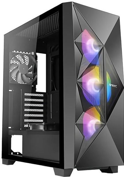 Antec - DF800 Flux - PC Behuizing - Zwart - Gehard Glas