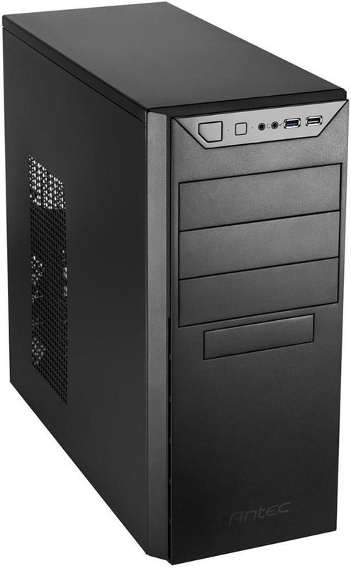 Antec - VSK4000B - Midi Tower Behuizing - Zwart - Gegalvaniseerd Staal