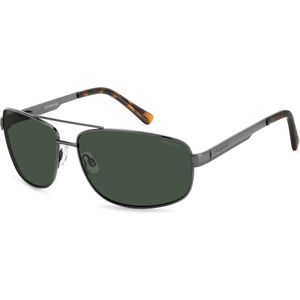 Polaroid Aviator Mens Black Green Polarisated zonnebril | Sunglasses