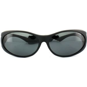 Polaroid suncovers wikkelen dames zwart grijze gepolariseerde zonnebril | Sunglasses