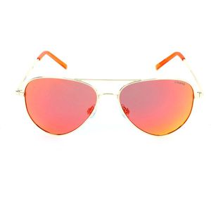 Polaroid, Accessoires, unisex, Geel, ONE Size, Gouden Metalen Zonnebril