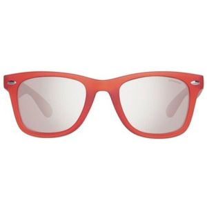 Polaroid rechthoekige heren rood rode spiegel gepolariseerde zonnebril | Sunglasses
