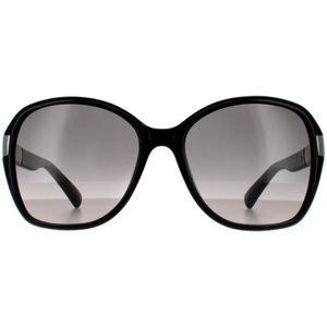 Jimmy Choo Alana/S EU D28 57 zonnebril, zwart (Shiny Black/Grey Sf), zwart (Shiny Black/Grey Sf), 57