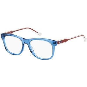 Tommy Hilfiger TH 1502 JUNIOR TRANSPARENT LIGHT BLUE ORANGE 49/17/130 Brillen für Teenager Brilmonturen