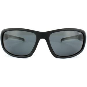 Polaroid Sport Wrap Mens Black & Gray Gray Polarisated zonnebril | Sunglasses
