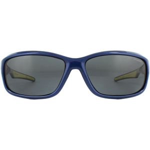 Polaroid Kinderen Zonnebril P0425 KEA Y2 Blauw Lime Grijs Gepolariseerd | Sunglasses