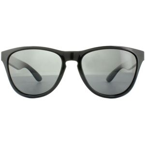 Polaroid rechthoekige heren glanzende zwarte grijze gepolariseerde zonnebril | Sunglasses