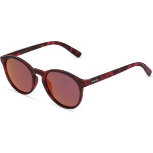 Polaroid - PLD 8024/S - Zonnebril - Bruin - Plastic Montuur - Roze Spiegelglas