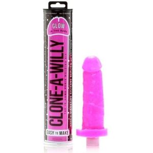 Clone-A-Willy Glow In The Dark - Roze