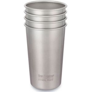 Klean Kanteen - RVS Drinkbeker 473ml - 4Pack - set van 4 metalen bekers