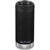 Klean Kanteen - Isolatiefles TKWide 355lml/12oz met koffiedop - Black - drinkbeker - koffie to go beker