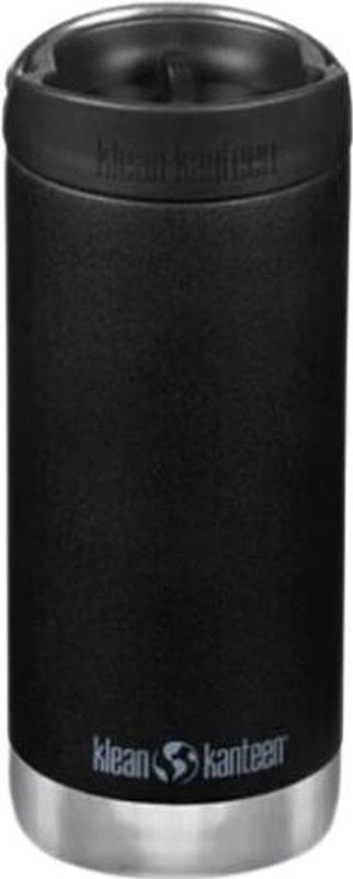 Klean Kanteen - Isolatiefles TKWide 355lml/12oz met koffiedop - Black - drinkbeker - koffie to go beker