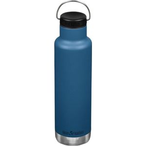Klean Kanteen Classic Vacuum Insulated with Loop Cap Isoleerfles (blauw)