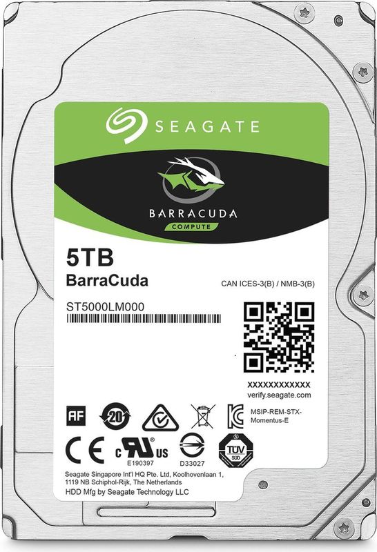 Seagate BarraCuda Interne harde schijf 5 TB