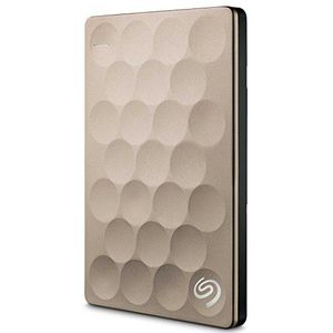 Seagate Backup Plus Ultra Slim externe draagbare harde schijf Ultra Slim 2 TB goud