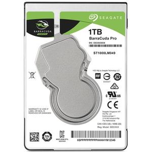 Seagate Barracuda Pro interne harde schijf 1 TB 7200 RPM 128 MB 2.5" SATA III