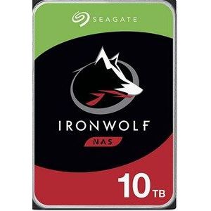 Seagate IronWolf, 10 TB, Interne Harde Schijf, NAS, 3,5"", SATA 6 GB/s, 7200 RPM, 256 MB cache, voor NAS RAID, 3 jaar Rescue Services (ST10000VN000)