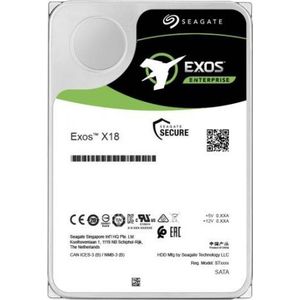 Seagate Exos X18 ST10000NM020G - Vaste schijf - gecodeerd - 10 TB - intern - SATA 6Gbs - 7200 tpm -buffer: 256 MB - Self-Encrypting Drive (SED)
