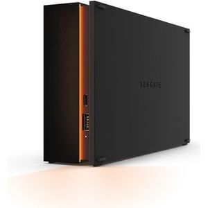 Seagate FireCuda Gaming Hub externe harde schijf 8 TB Micro-USB B / USB Type-A / USB Type-C 3.2 Gen 1 (3.1 Gen 1) Zwart