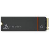 Seagate FireCuda 530, 2 TB, Interne SSD, M.2 PCIe Gen4 ×4 NVMe 1.4, overdrachtssnelheden tot 7300 MB/s, 3D TLC NAND, 2550 TBW, heatsink, voor PS5/PC, 3 jaar Rescue Services (ZP2000GM3A023)