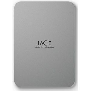 LaCie - Mobile Drive - Externe Harde Schijf - Zilver - 1 TB
