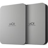 LaCie Mobile Drive (2022) externe harde schijf 5 TB" USB Type C Gen 1 ( Gen 1) Zilver