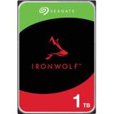 Seagate IronWolf, 1 TB, Interne Harde Schijf, NAS, 3,5"", SATA 6 GB/s, 5400 RPM, 64 MB cache, voor NAS RAID, 3 jaar Rescue Services, FFP (ST1000VNZ08)
