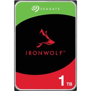 Seagate IronWolf ST1000VN008 interne harde schijf 1 TB 5400 RPM 256 MB 3.5" SATA III