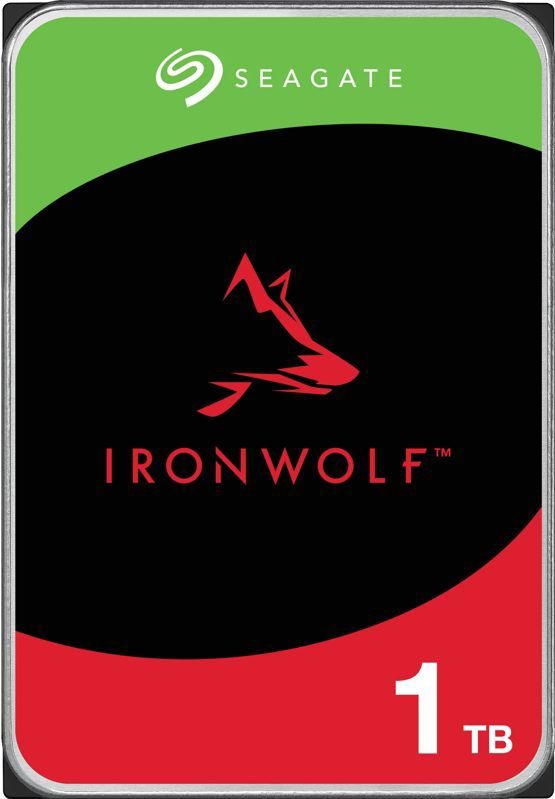 Seagate IronWolf ST1000VN008 interne harde schijf 1 TB 5400 RPM 256 MB 3.5" SATA III