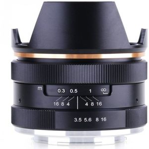 McoPlus MCO14mm f/3.5 Fujifilm Zwart (APS-C / DX), Objectief, Zwart