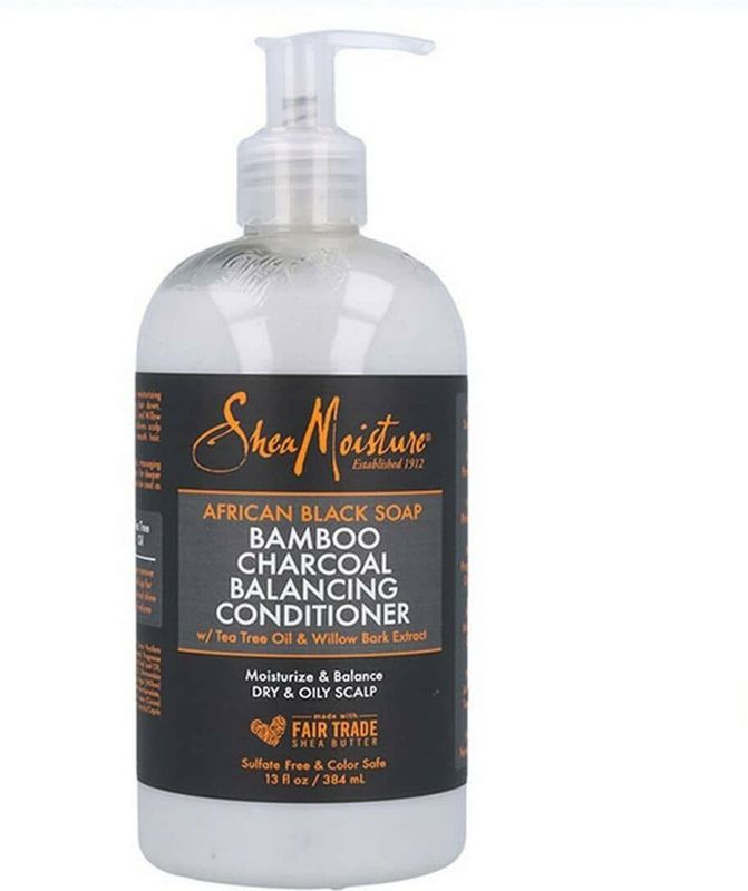Conditioner African Black Soap Bamboo Charcoal Shea Moisture (384 ml)