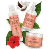 Shea Moisture Coconut & Hibiscus - Curl Enhancing Smoothie Haarcrème - 340 g