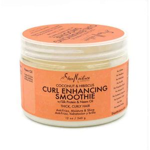 Shea Moisture Coconut & Hibiscus - Curl Enhancing Smoothie Haarcrème - 340 g