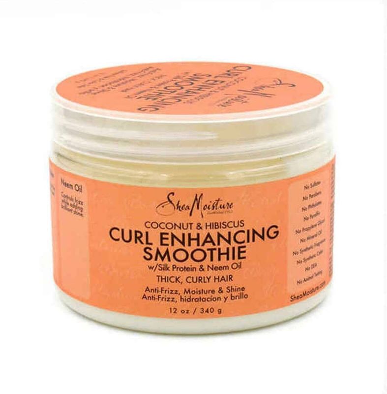 Shea Moisture Coconut & Hibiscus - Curl Enhancing Smoothie Haarcrème - 340 g