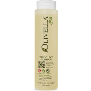 Olivella  natuurlijke shampoo met olijfolie voor hem en haar - 250 ml -  2 stuks
