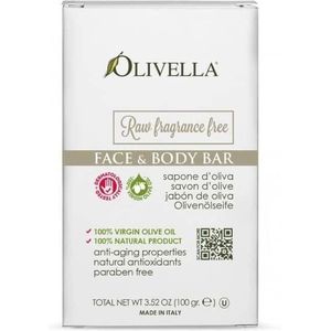 Olivella Olijfolie handzeep zonder geur ( 4 stuks olijfoliezeep van 100gram )