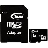 Team Group - Micro-SD Flash Geheugenkaart - 8 GB - Klasse 10