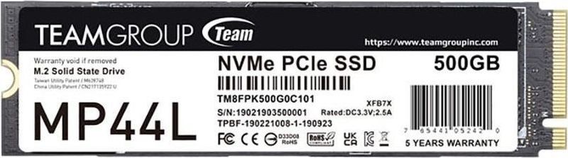 Teamgroup - MP44L - SSD - 500 GB - PCIe G4x4 - M.2 2280