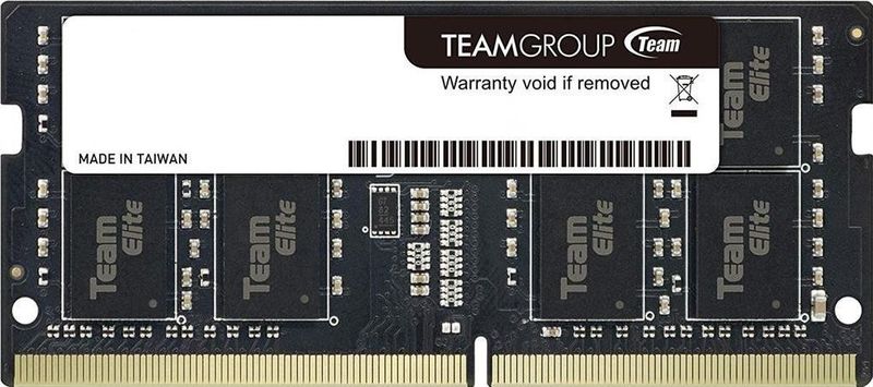Team Group - ELITE TED48G2666C19-S01 - Geheugenmodule - Zwart - 8GB DDR4 SO-DIMM