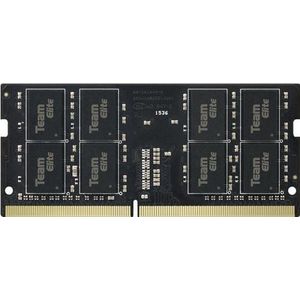 Team Group - ELITE - Geheugenmodule - Zwart - 16GB - 2666 MHz - DDR4 SO-DIMM