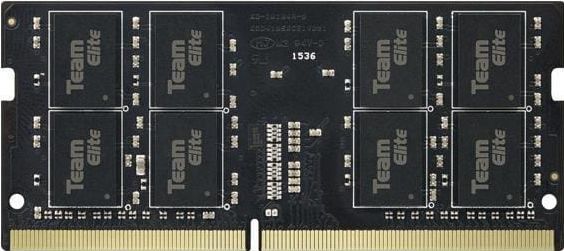 Team Group ELITE SO-DIMM DDR4 LAPTOP MEMORY Geheugenmodule GB (1 x 16GB, 2666 MHz, DDR4 RAM, SO-DIMM), RAM, Zwart