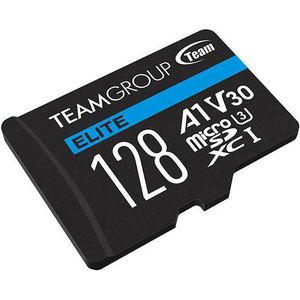 Micro-SD 128GB-XC Team Elite A1 V30 R/W:90/45MBS