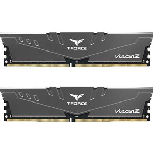 Team Group - T-kracht Vulcan Z - RAM - Grijs - 2 x 8GB, 3200 MHz, DDR4, DIMM 288 pin